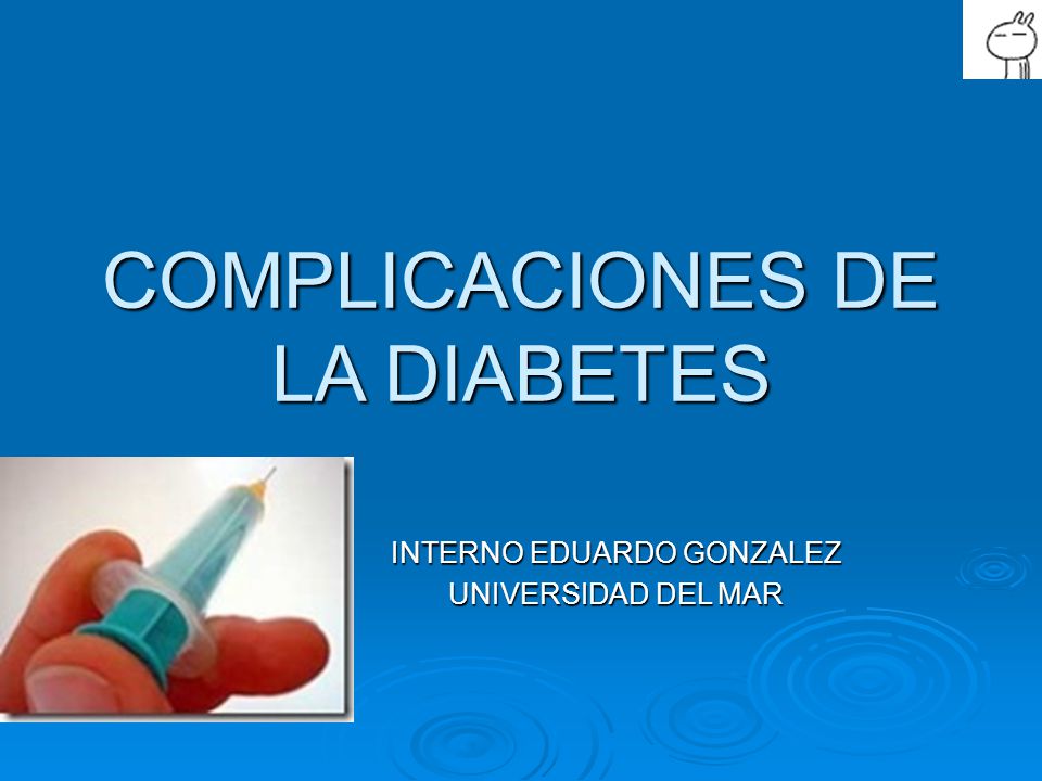 complicaciones diabetes ppt es